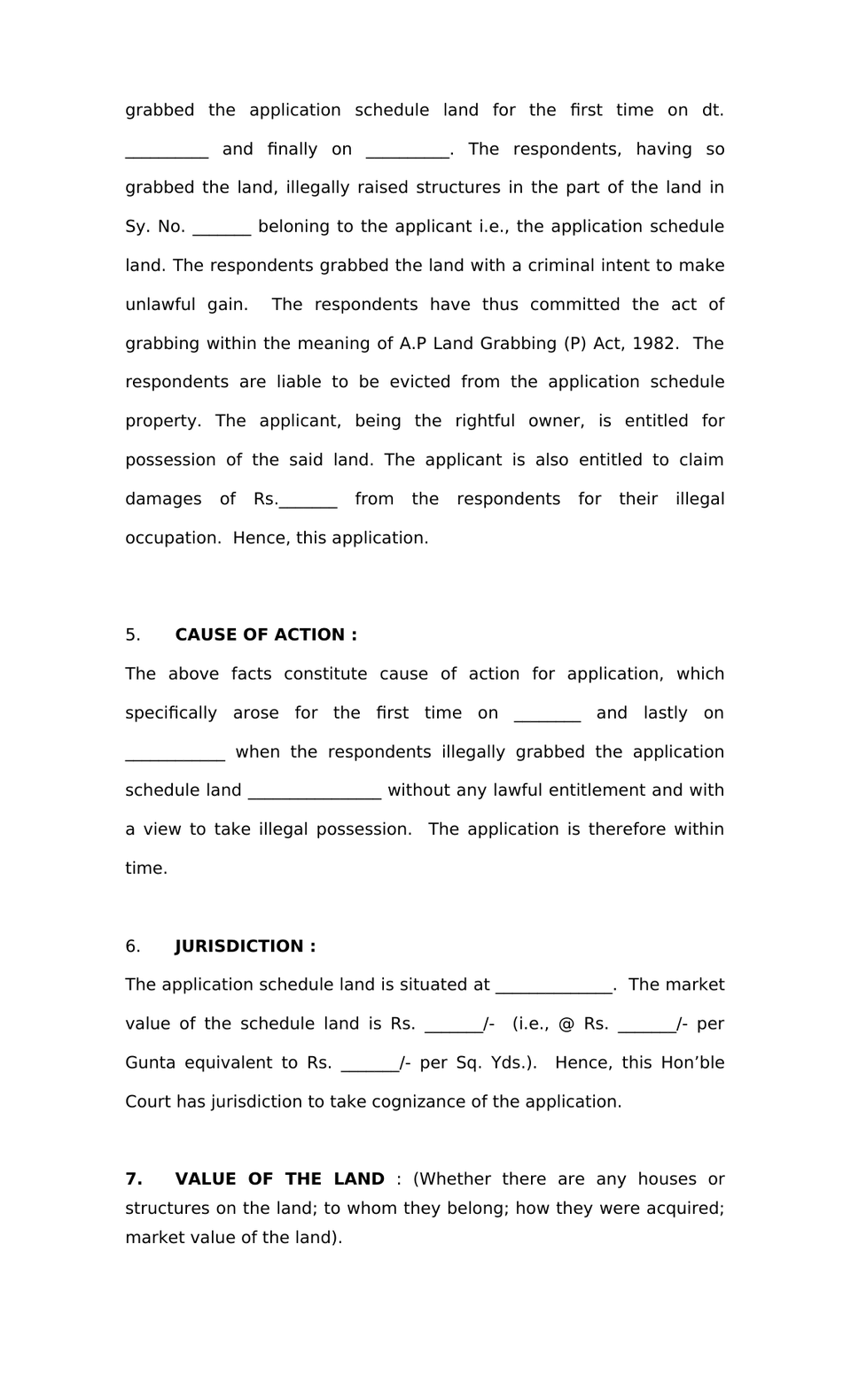 Petition Under Order 39 Rule 1 And 2 Cpc Interim Injunction preview page 2