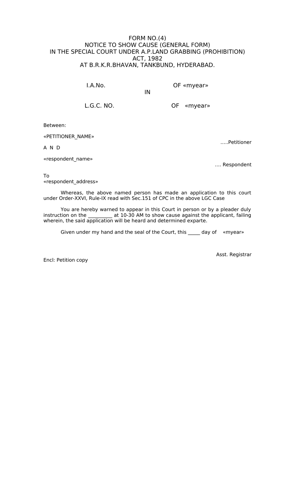 Petition Under Order 39 Rule 1 And 2 Cpc Interim Injunction preview page 11