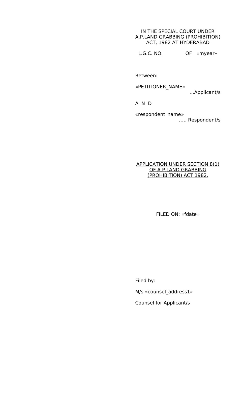 Petition Under Order 39 Rule 1 And 2 Cpc Interim Injunction preview page 6