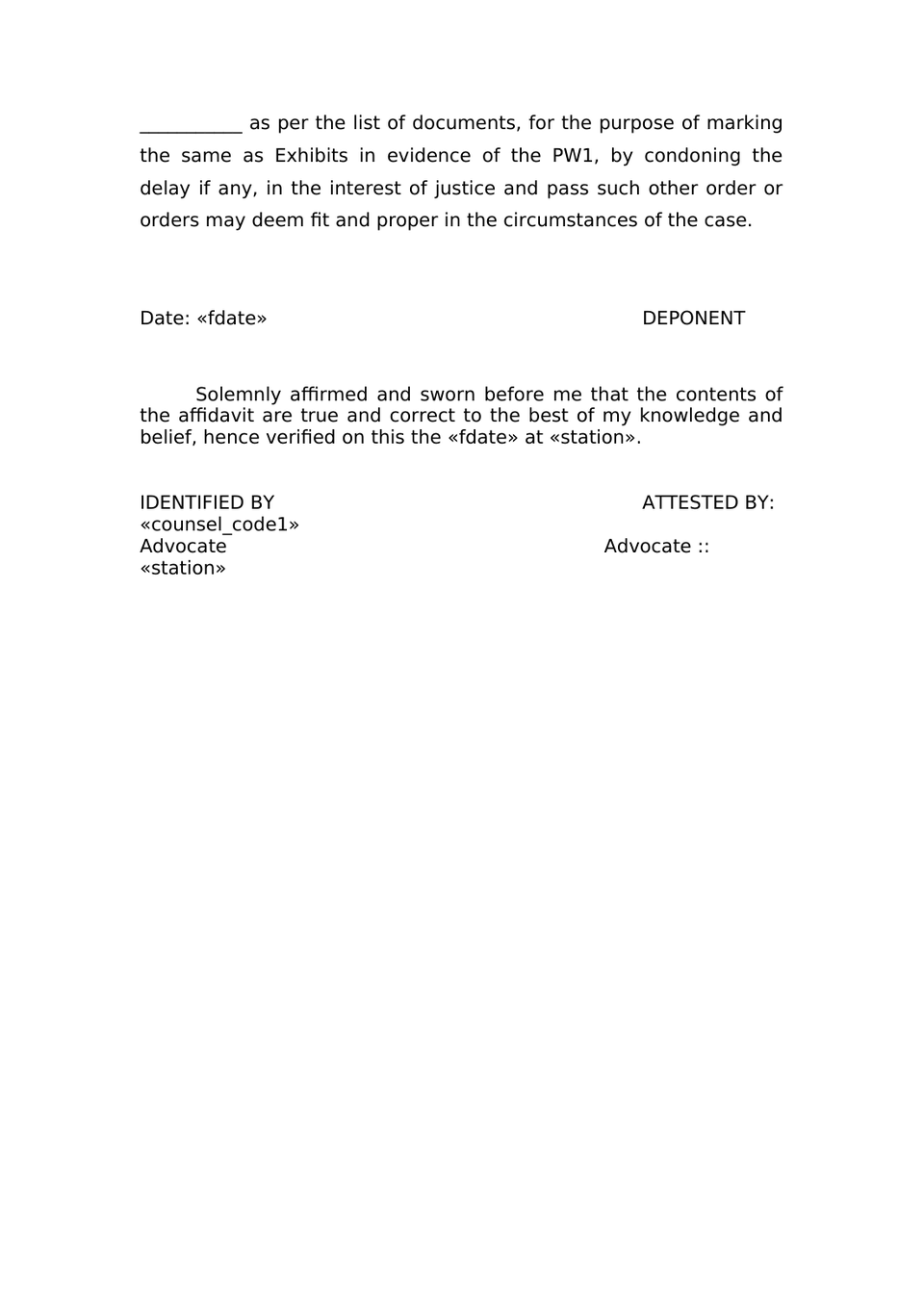 Petition Under Order Vii Rule 14(3) Cpc preview page 2