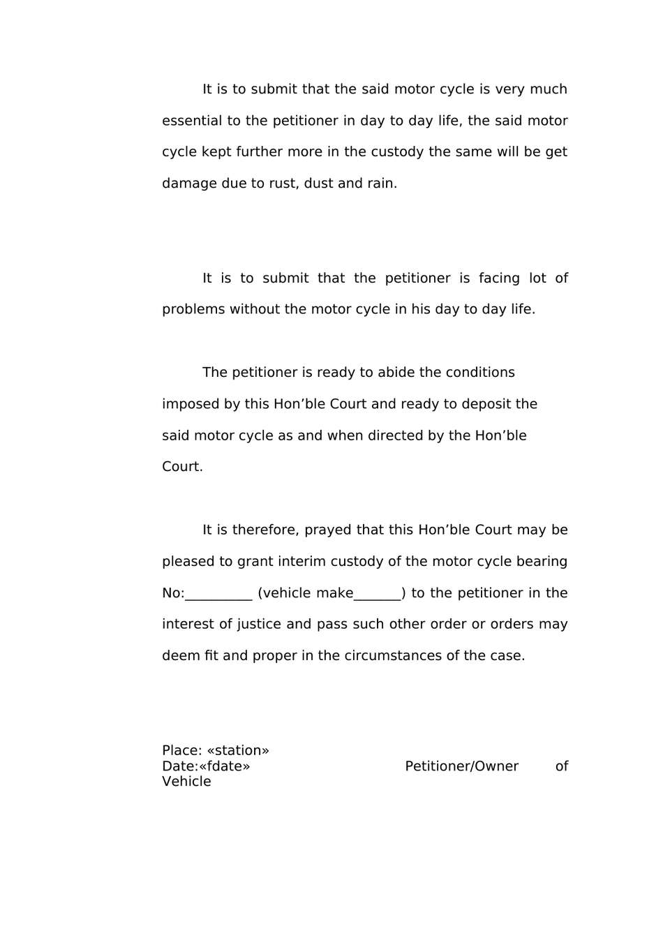 Petition Under Sec 497 Bnss preview page 2