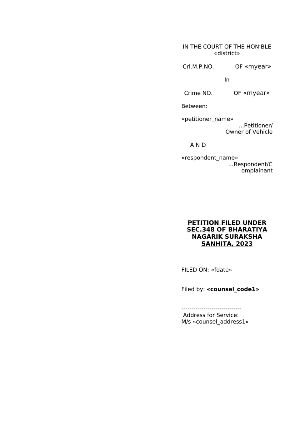 Petition Under Sec 497 Bnss preview page 4