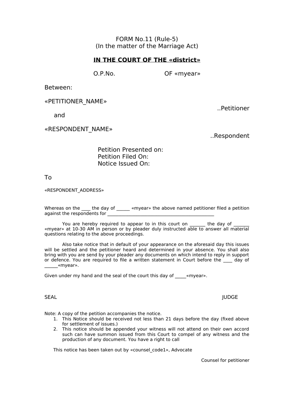 Petition Under Section 13(1)(A) And 13(1)(B) Hindu Marriage Act preview page 17