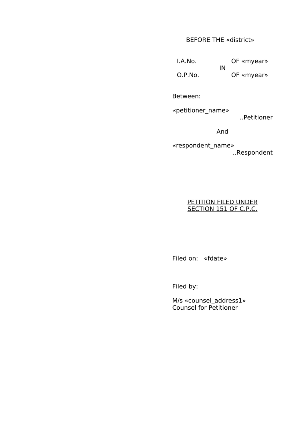 Petition Under Section 13(1)(A) And 13(1)(B) Hindu Marriage Act preview page 23