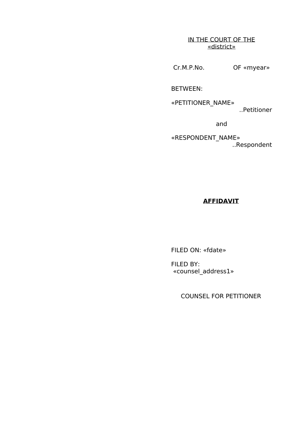 Petition Under Section 14 Sarfaesi Act preview page 6