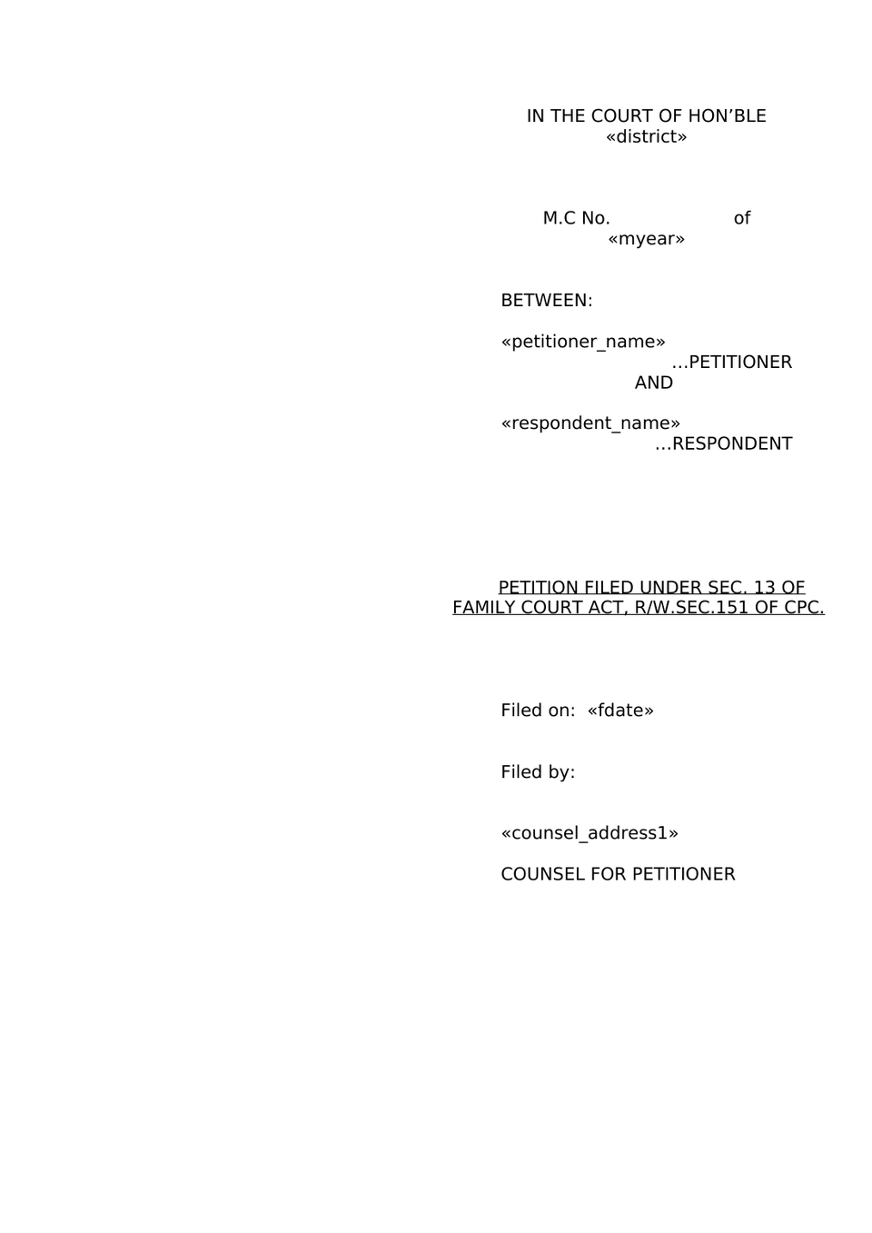 Petition Under Section 144 Cpc preview page 12