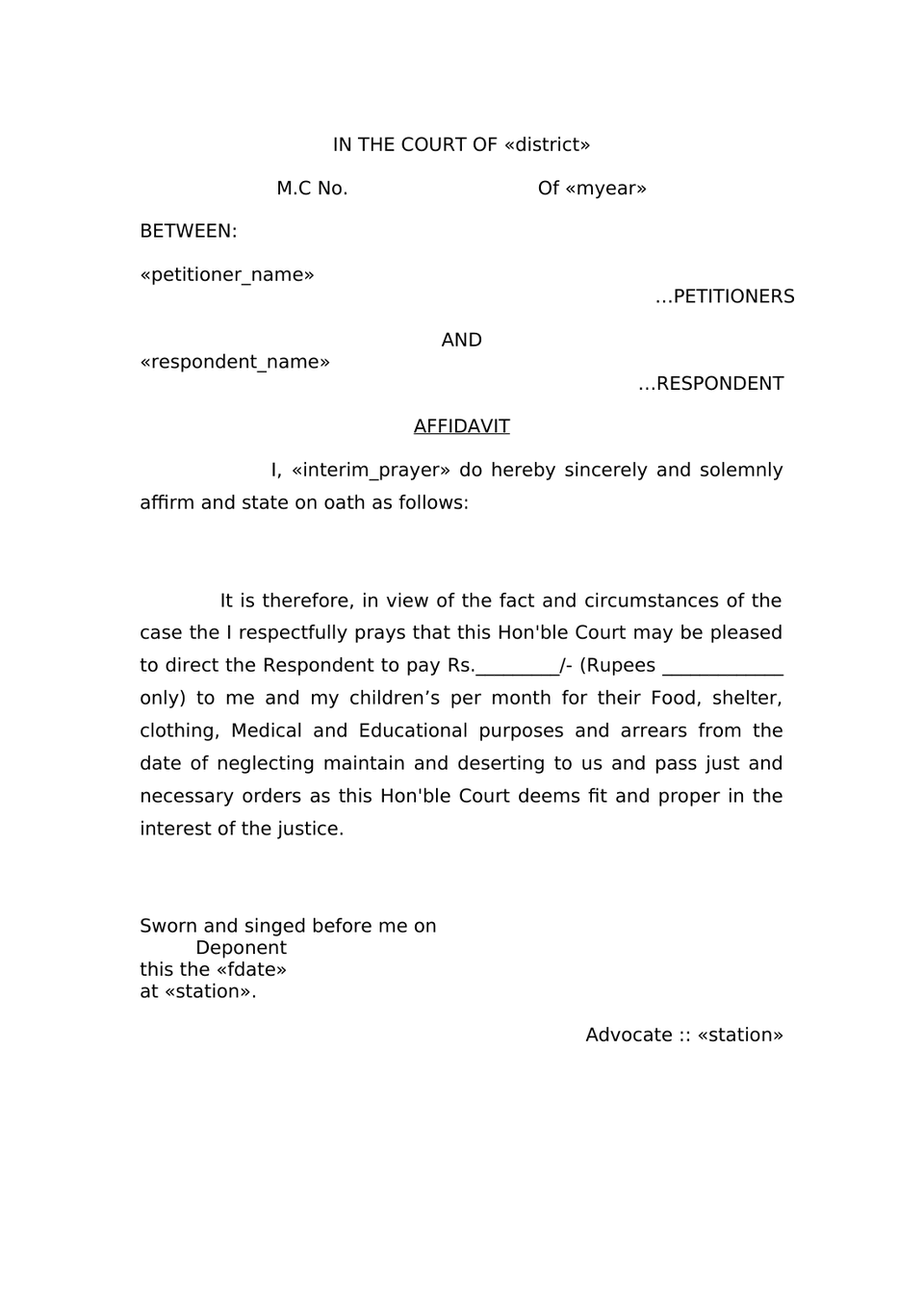 Petition Under Section 144 Cpc preview page 6