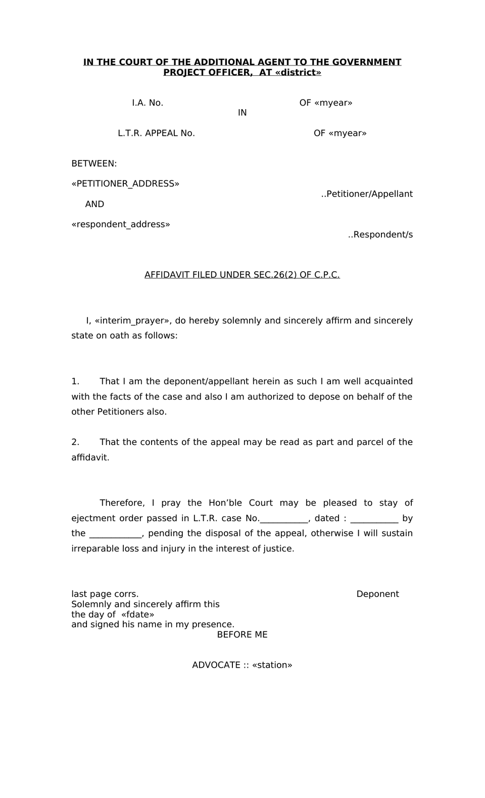 Petition Under Section 151 Cpc preview page 4