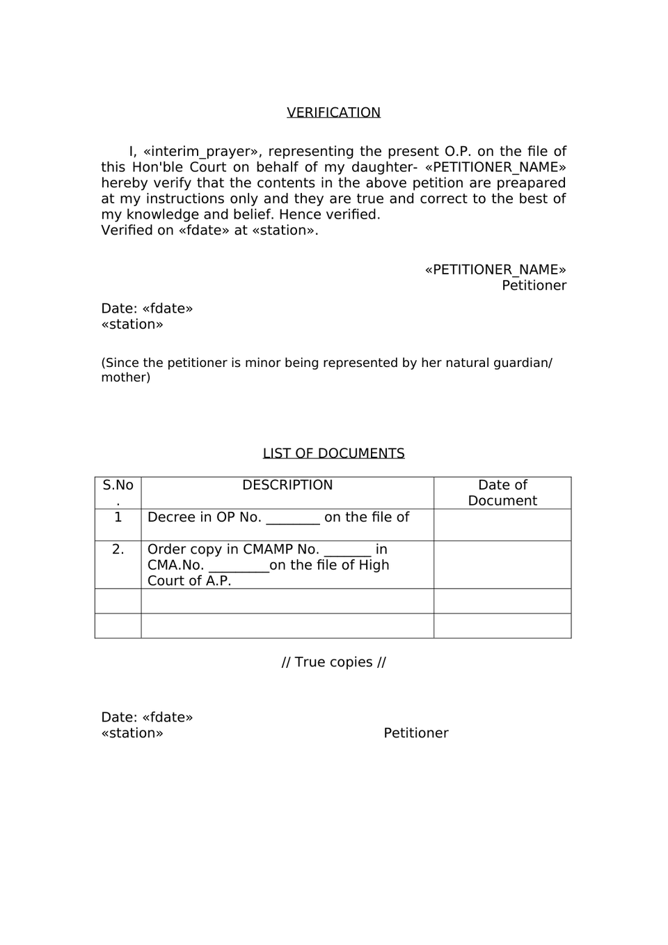 Petition Under Section 20 Hindu Adoptions And Maintenance Act 1956 preview page 5