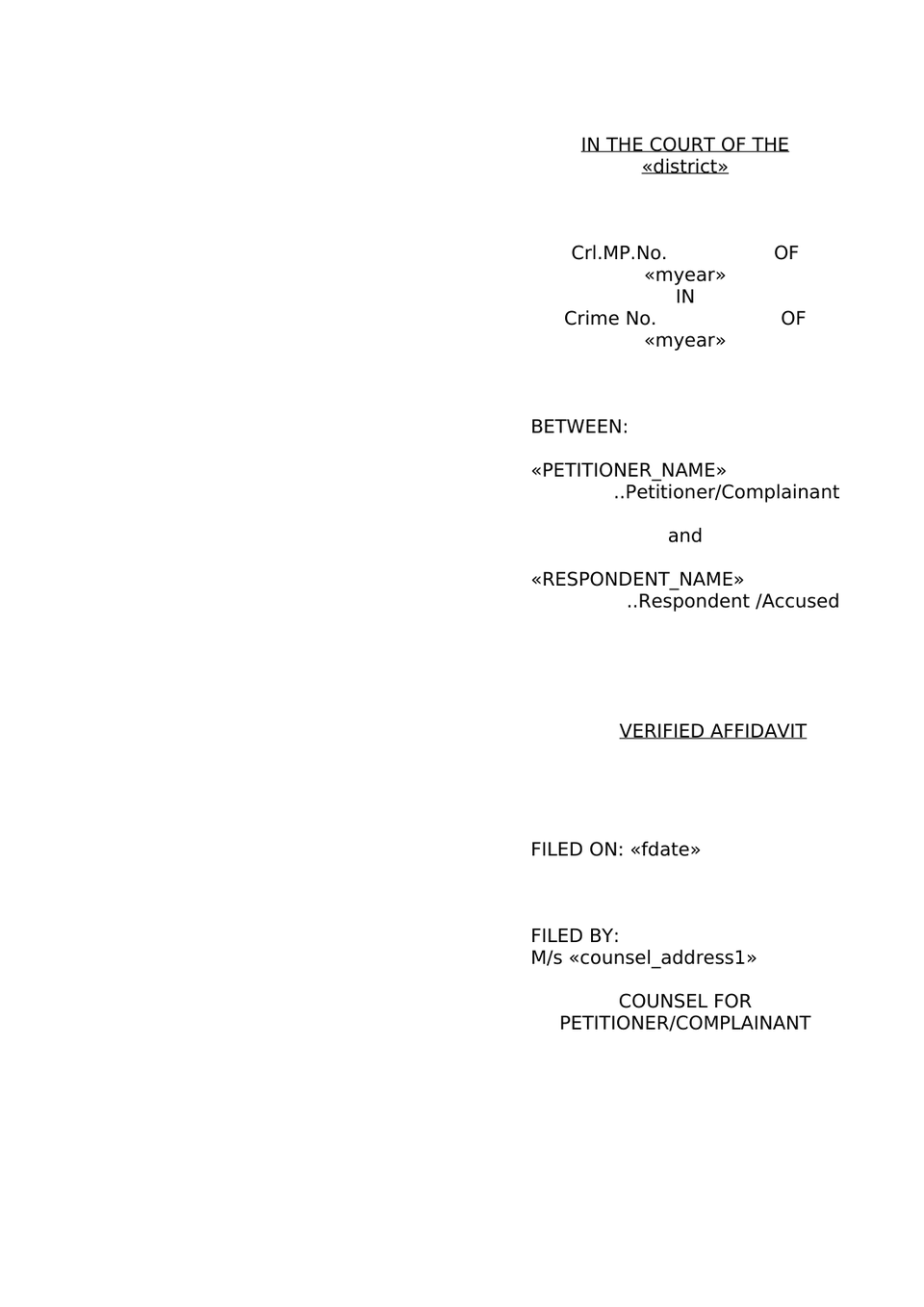 Petition Under Section 210(1)(A) Bnss preview page 8