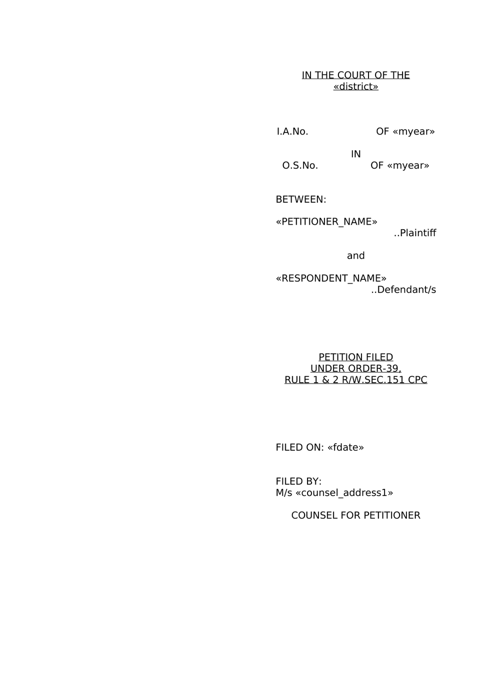 Plaint For Damages Sec 26 Order Vii Rule 1 And 2 Cpc preview page 20