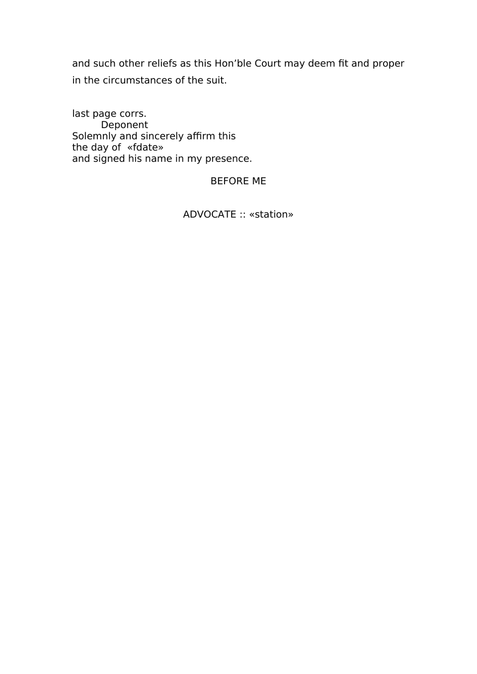 Plaint Under Sec 26 Order Vii Rule 1 Cpc preview page 16