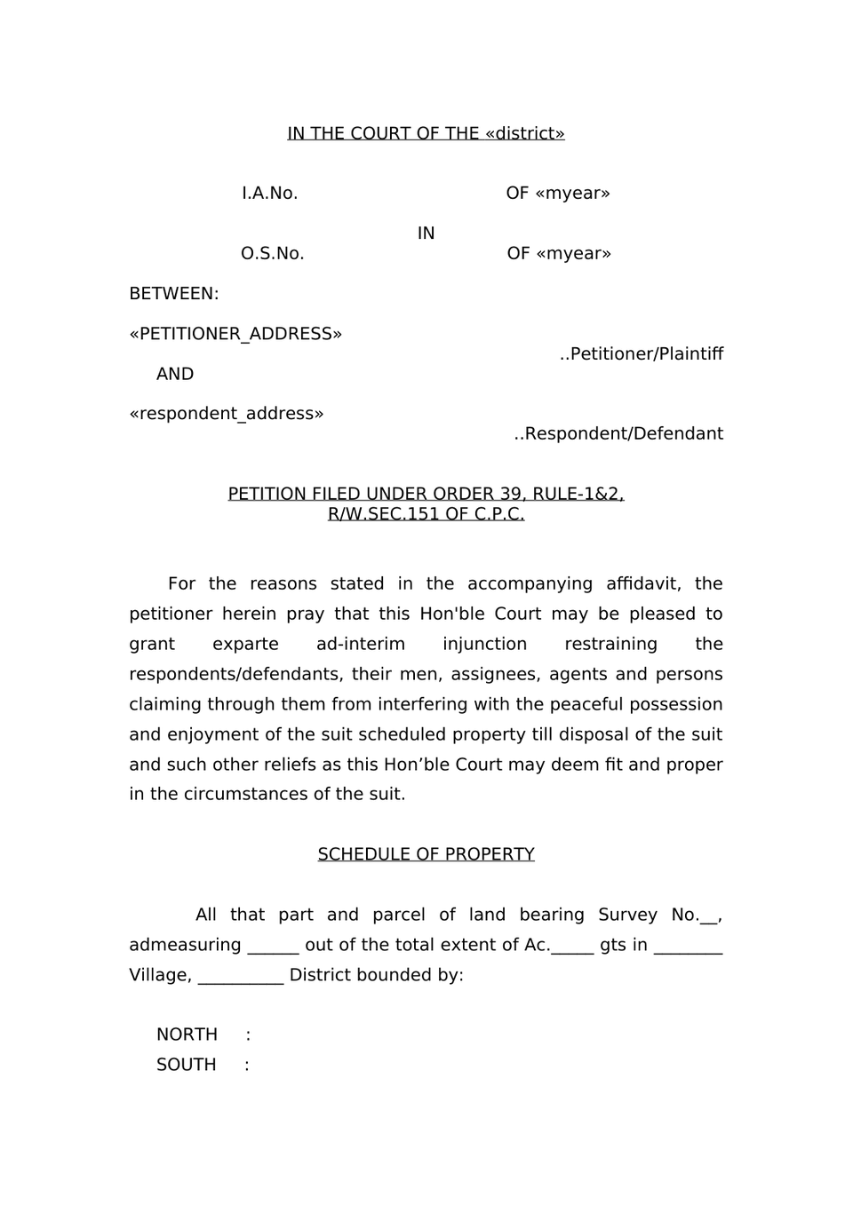 Plaint Under Sec 26 Order Vii Rule 1 Cpc preview page 17