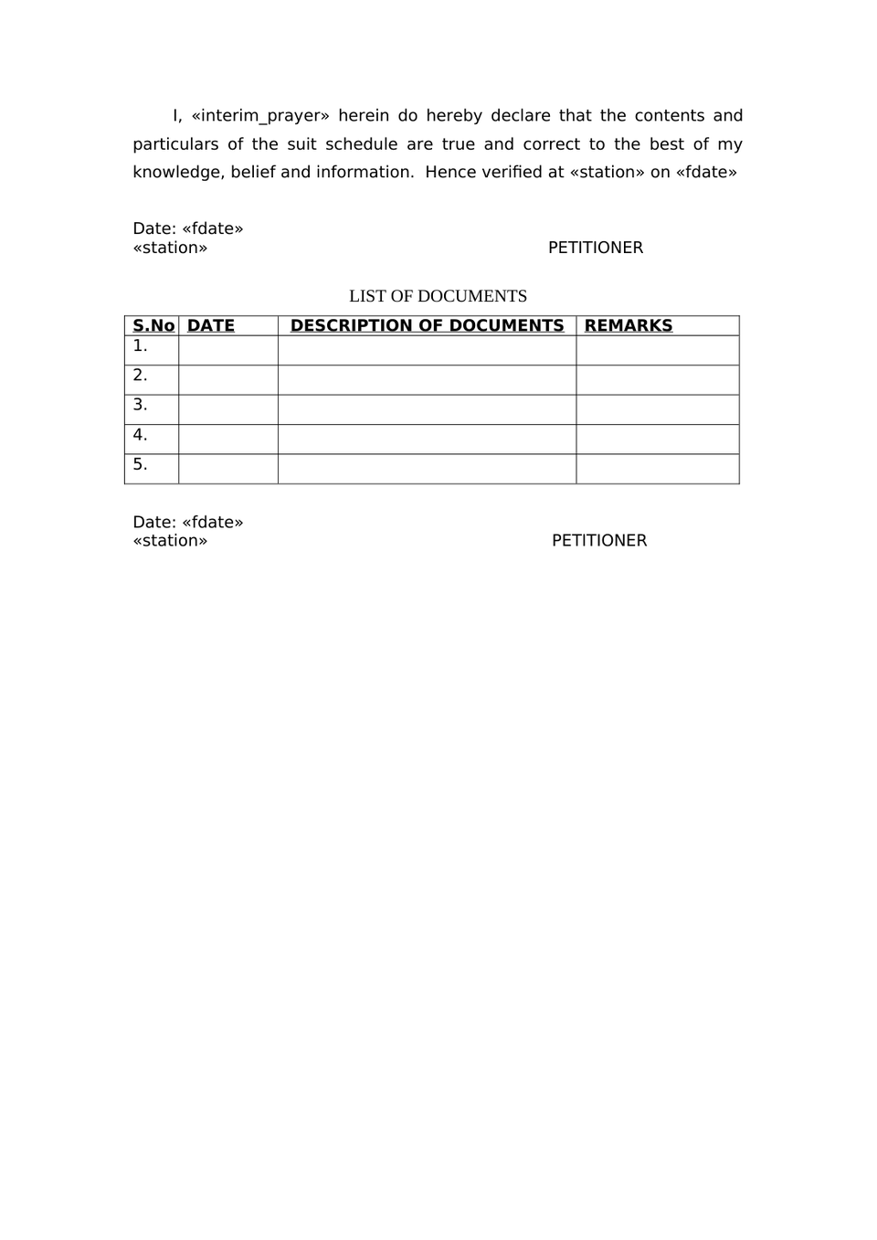 Probate Petition Indian Succession Act preview page 4