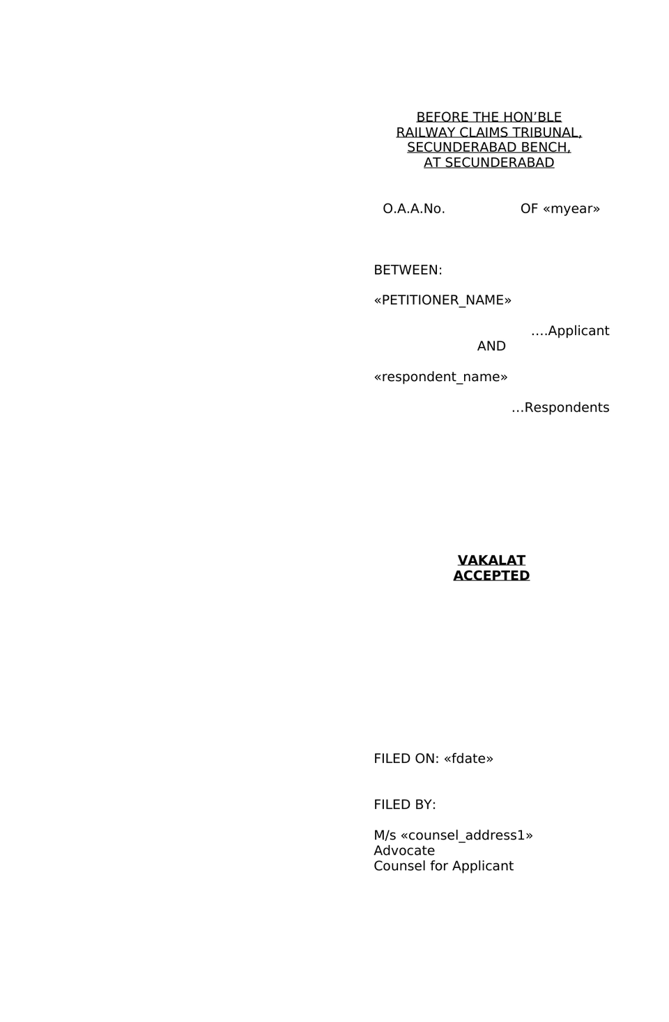 Railway Original Application Appeal preview page 8