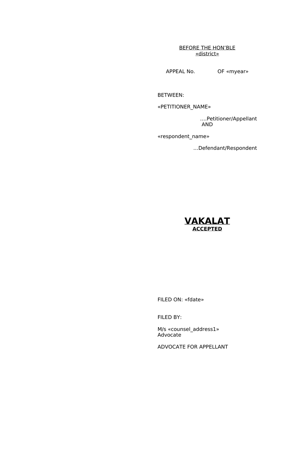 Rdo Appeal Petition Under Section 151 Cpc preview page 11