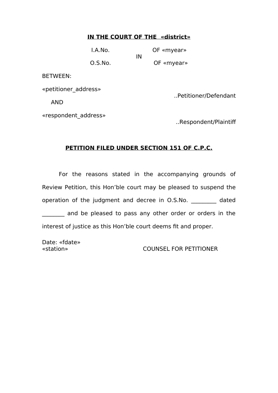 Review Petition Order 47 Rule 1 And 2 Cpc preview page 5