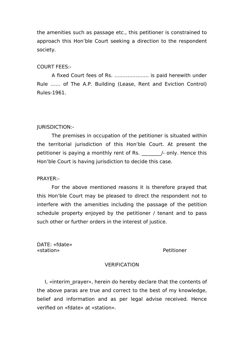 Revision Case Petition preview page 2