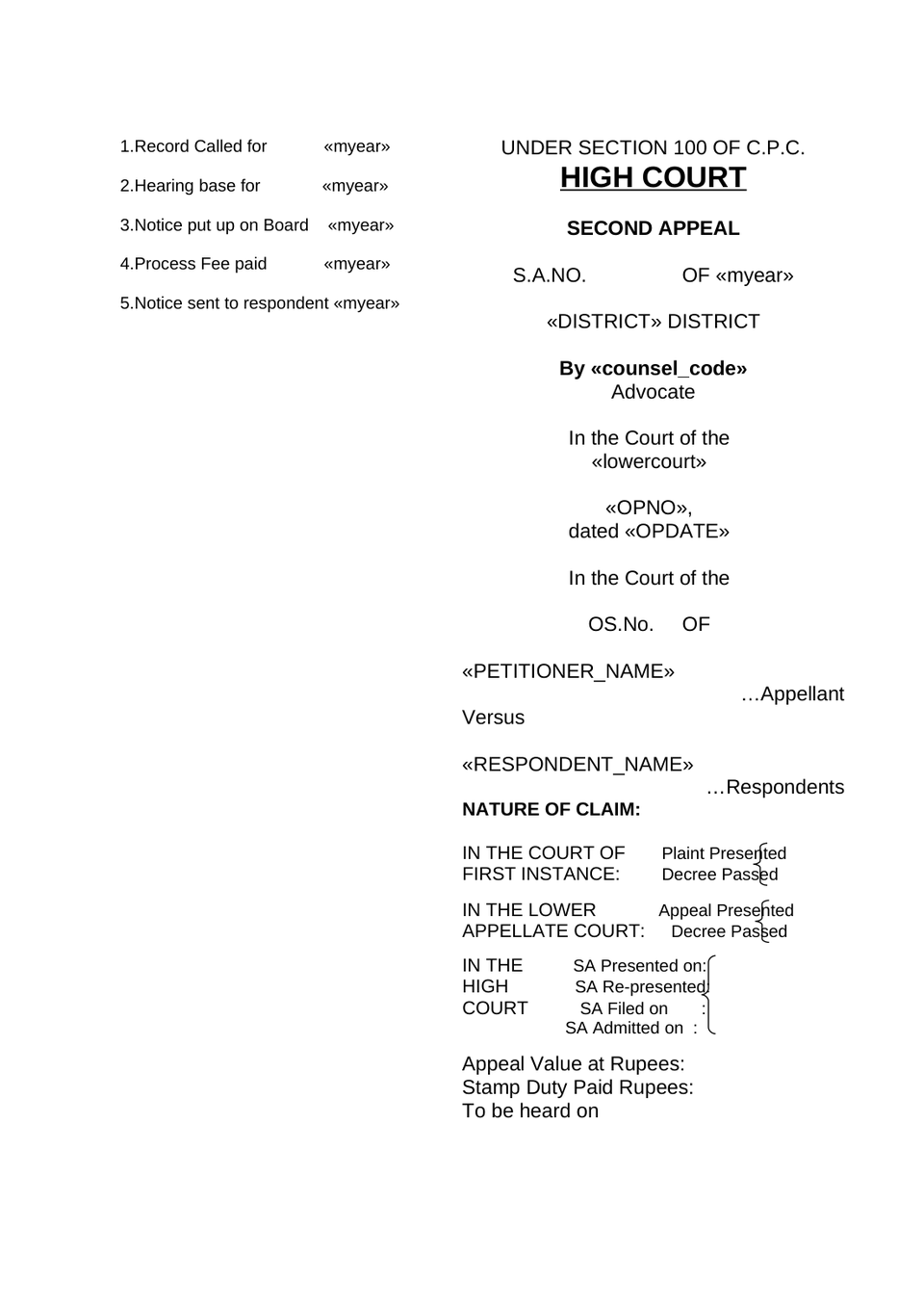 Second Appeal Civil Suit preview page 9
