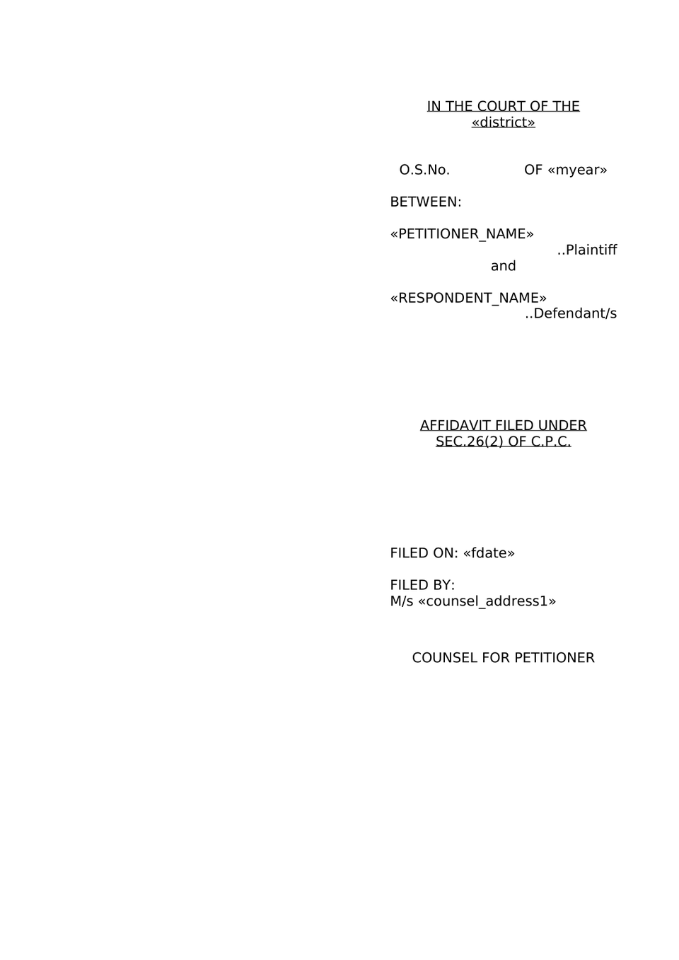 Suit For Specific Performance Of Contract And Other Reliefs Under Sec.26  Order-Vii, R-1 & 2 Of Cpc preview page 13