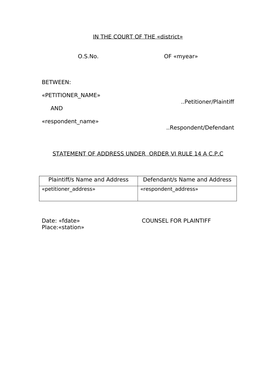 Suit For Specific Performance Of Contract And Other Reliefs Under Sec.26  Order-Vii, R-1 & 2 Of Cpc preview page 17