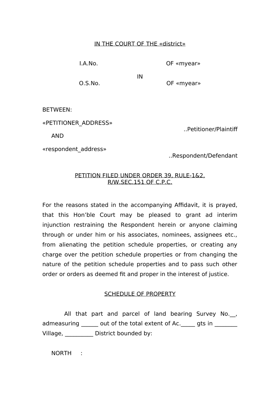 Suit For Specific Performance Of Contract And Other Reliefs Under Sec.26  Order-Vii, R-1 & 2 Of Cpc preview page 20