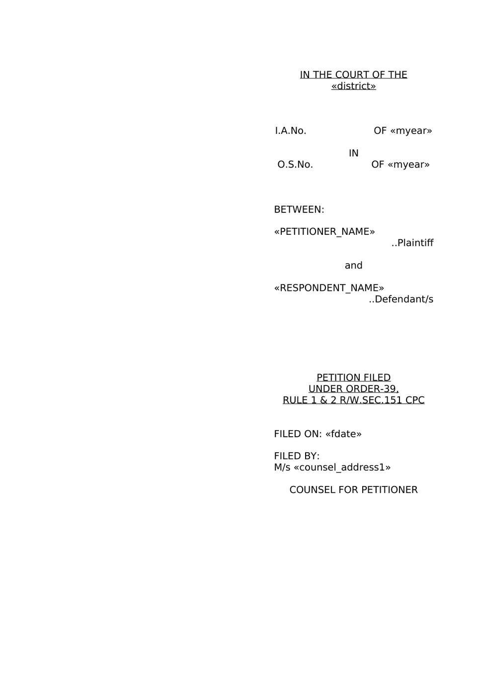 Suit For Specific Performance Of Contract And Other Reliefs Under Sec.26  Order-Vii, R-1 & 2 Of Cpc preview page 22