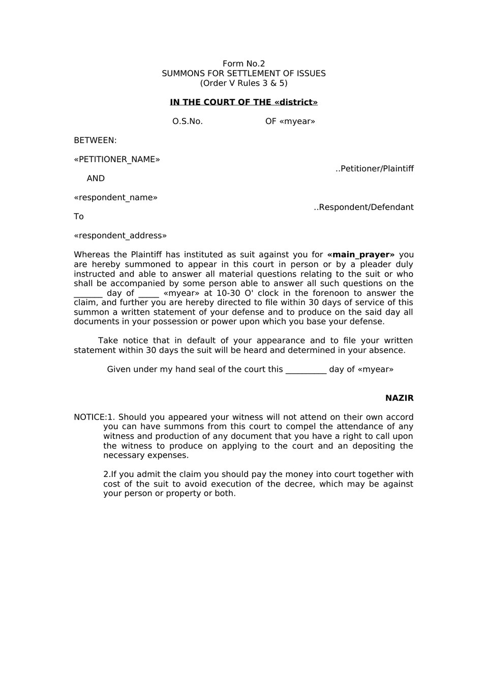 Suit For Specific Performance Of Contract And Other Reliefs Under Sec.26  Order-Vii, R-1 & 2 Of Cpc preview page 24
