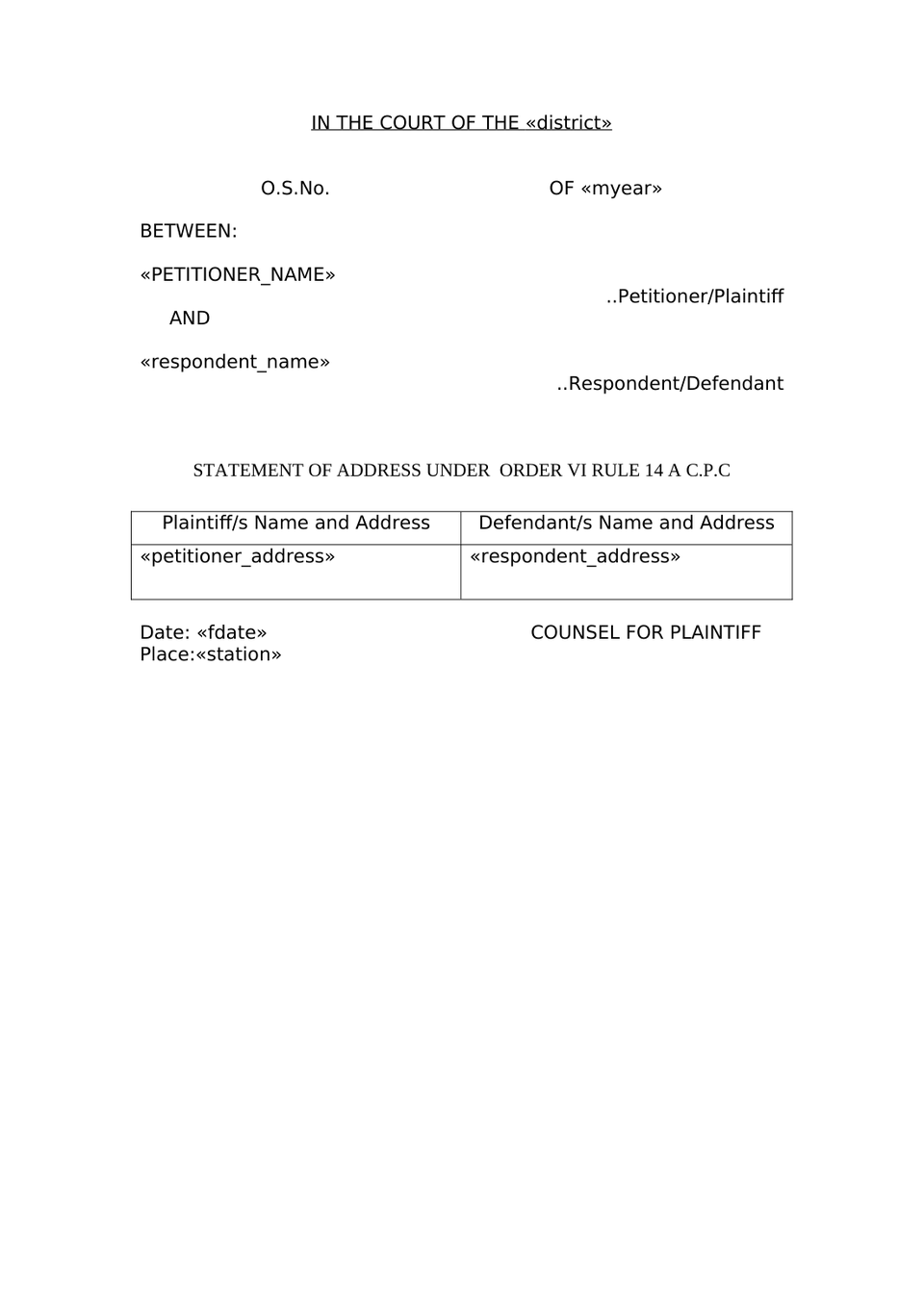 Suit For Partition And Separate Possession Of Jointancestral Property preview page 15