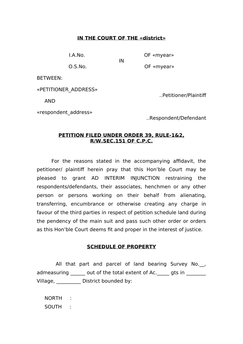 Suit For Partition And Separate Possession Of Jointancestral Property preview page 18