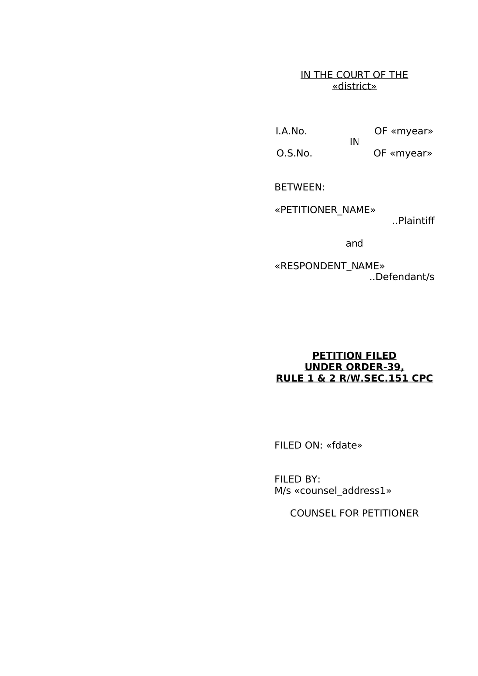 Suit For Partition And Separate Possession Of Jointancestral Property preview page 20