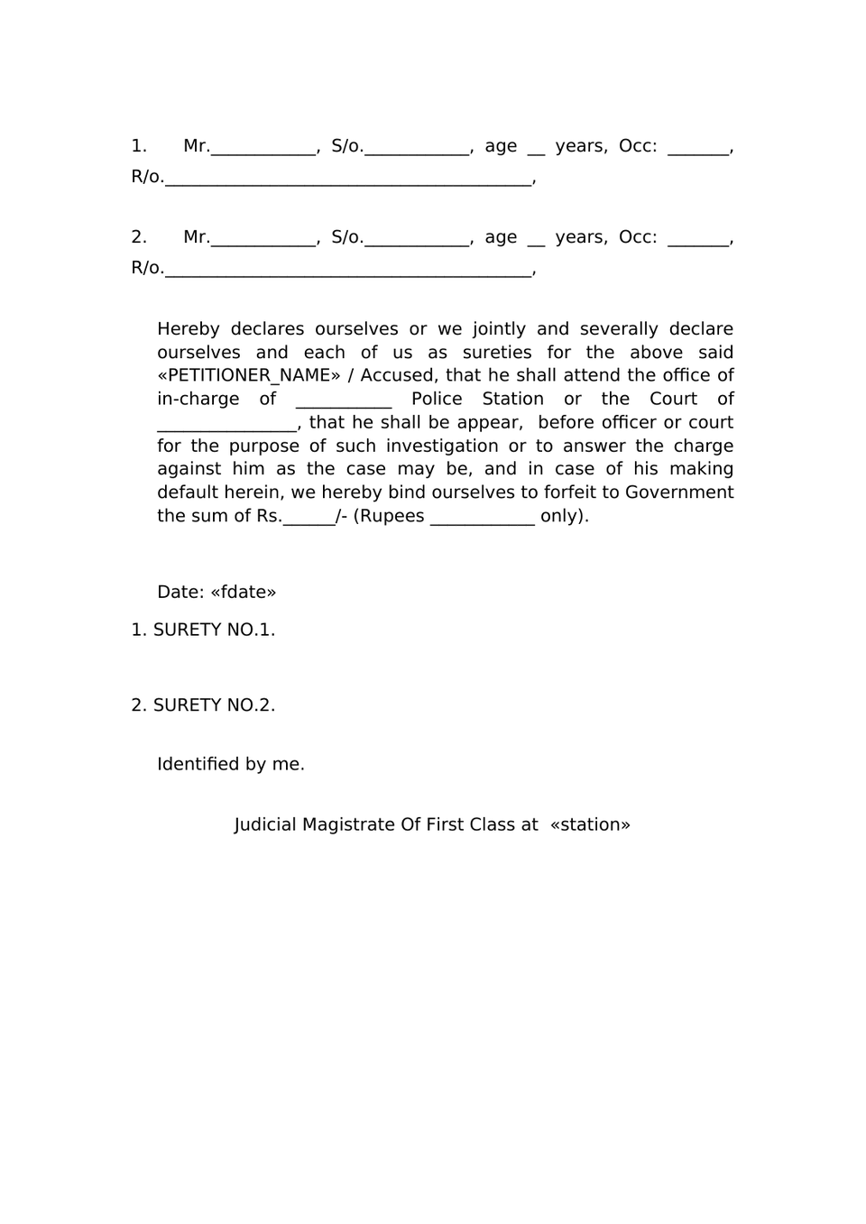 Surrender Petition Pursuant To Anticipatory Bail Order Under Section 187(2) Of Bharatiya Nagarik Suraksha Sanhita, 2023 preview page 11