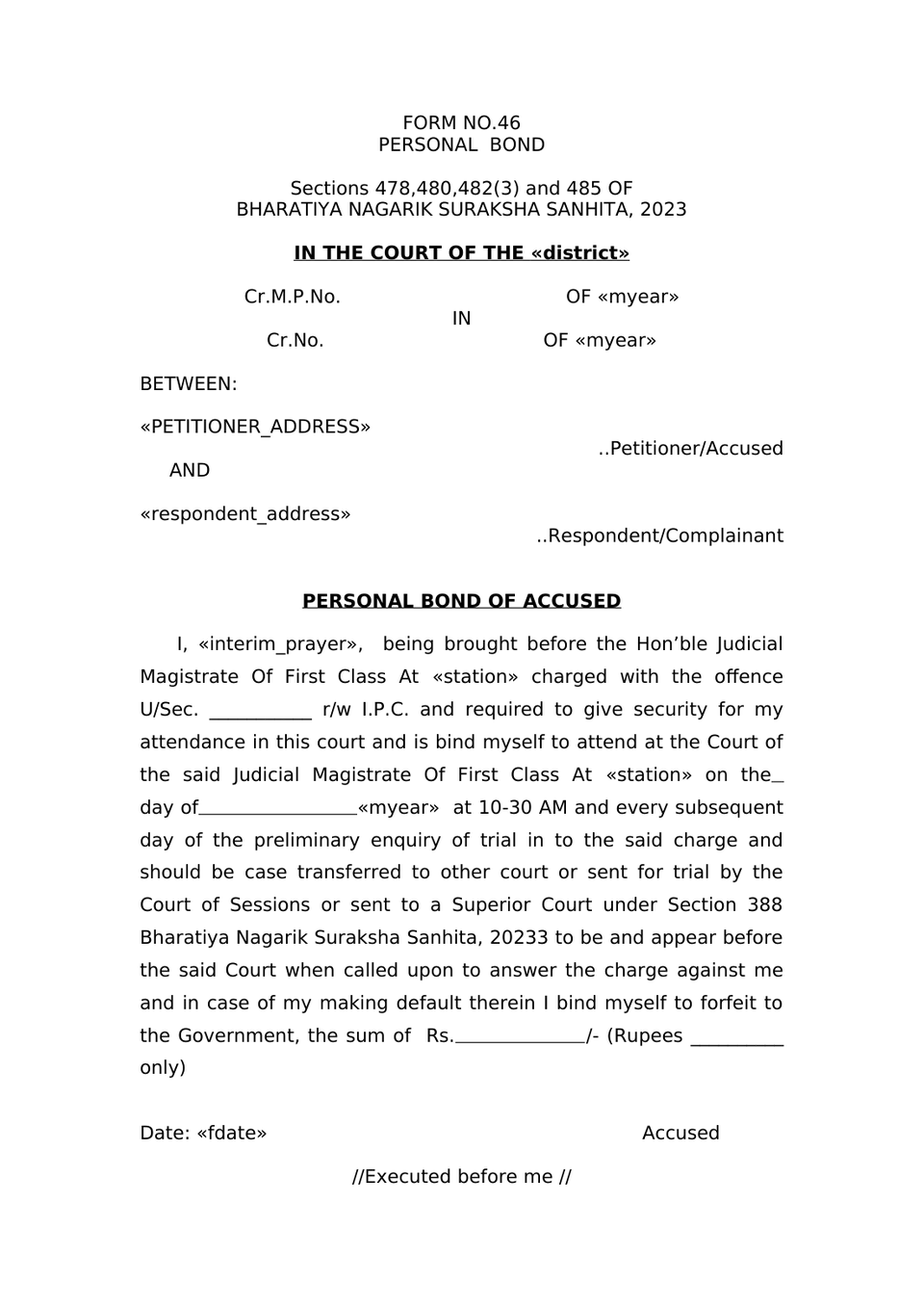 Surrender Petition Pursuant To Anticipatory Bail Order Under Section 187(2) Of Bharatiya Nagarik Suraksha Sanhita, 2023 preview page 14