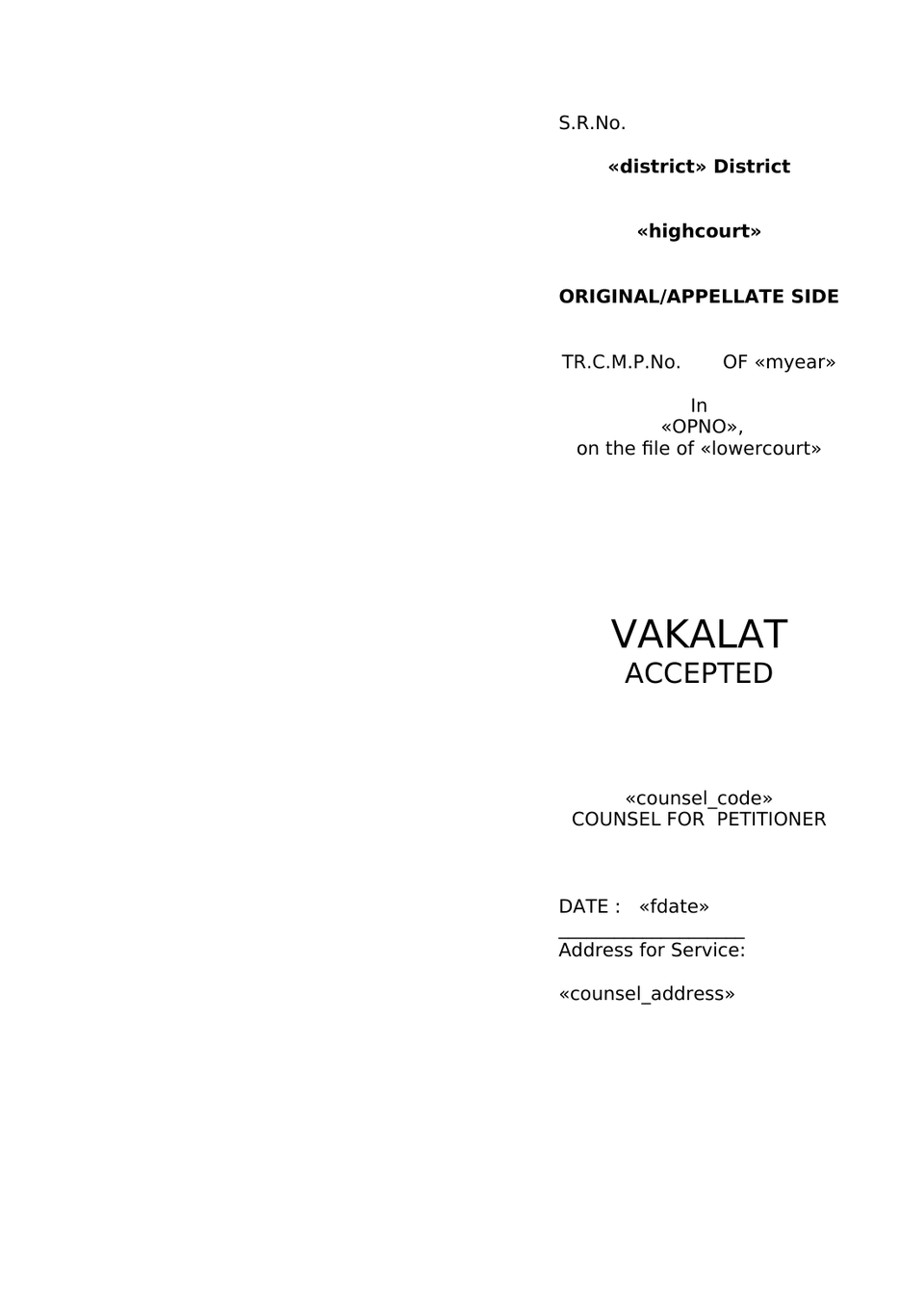 Transfer Civil Miscellaneous Petition (Cmp) Under Section 24 Of The Code Of Civil Procedure, 1908 (Cpc) preview page 8