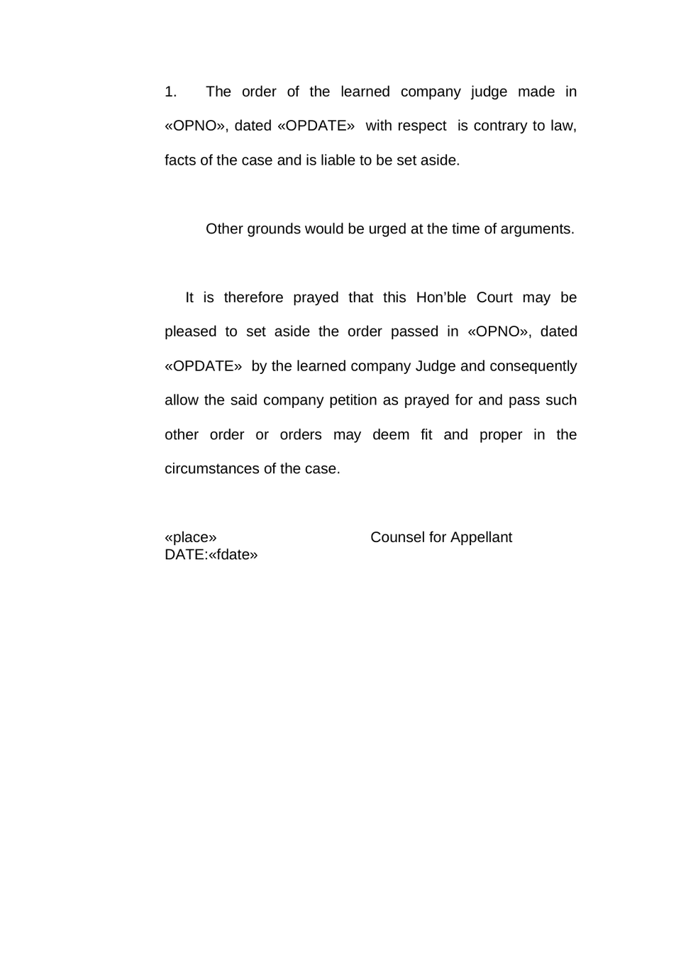 Vakalathnama Original Side Application preview page 4
